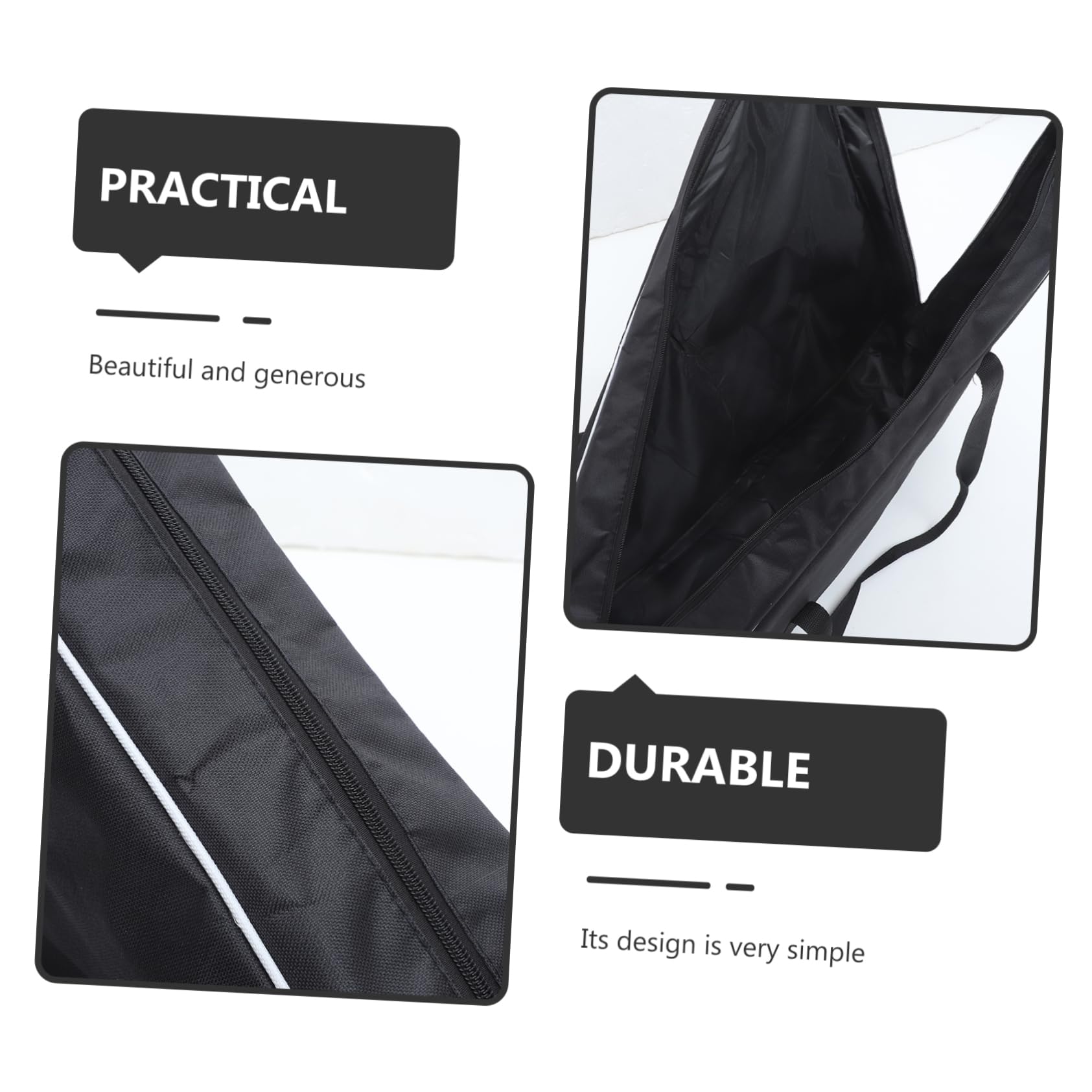 ERINGOGO Portable Lyre Harp Carrying Case Thicken Zipper Pouch with Non Slip Design Durable and Lightweight Musical Instrument Bag for String and String Lyre Harps