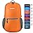 Gonex Ultra Lightweight Packable Backpack Daypack Handy Foldable Camping Outdoor Travel Cycling Backpacking(Orange)