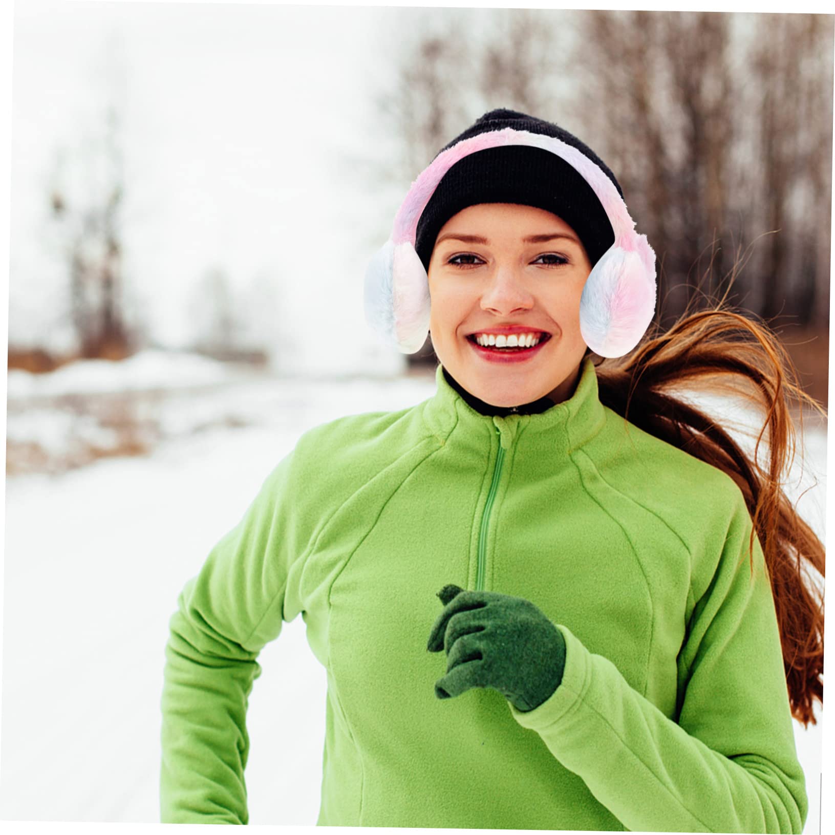 SOIMISS 4piezas Orejeras De Sintética Para Mujer Calentadores De Oídos y Ajustables Accesorios De Invierno Para Esquiar y Actividades