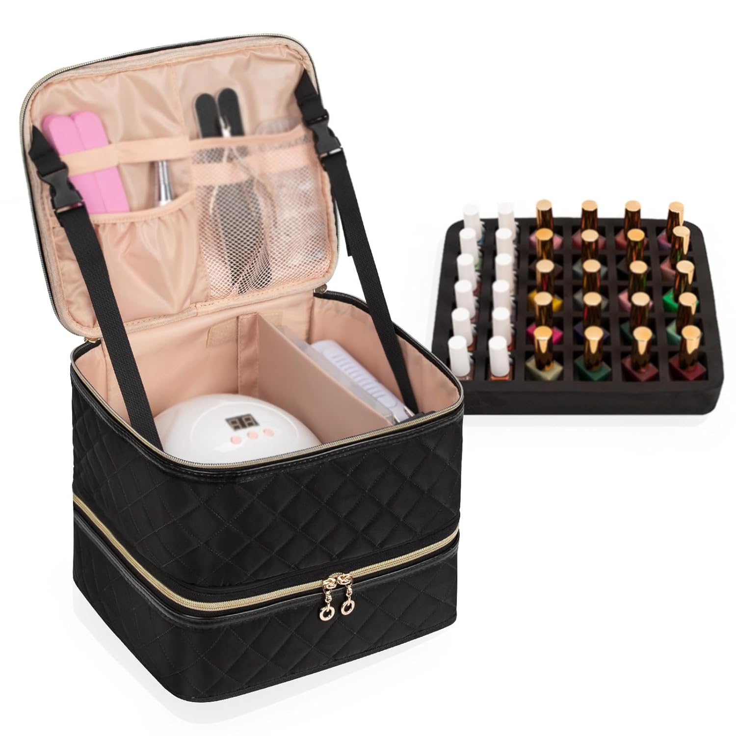 Ethereal Nail Polish Organizer Bag, Nail Polish Holder