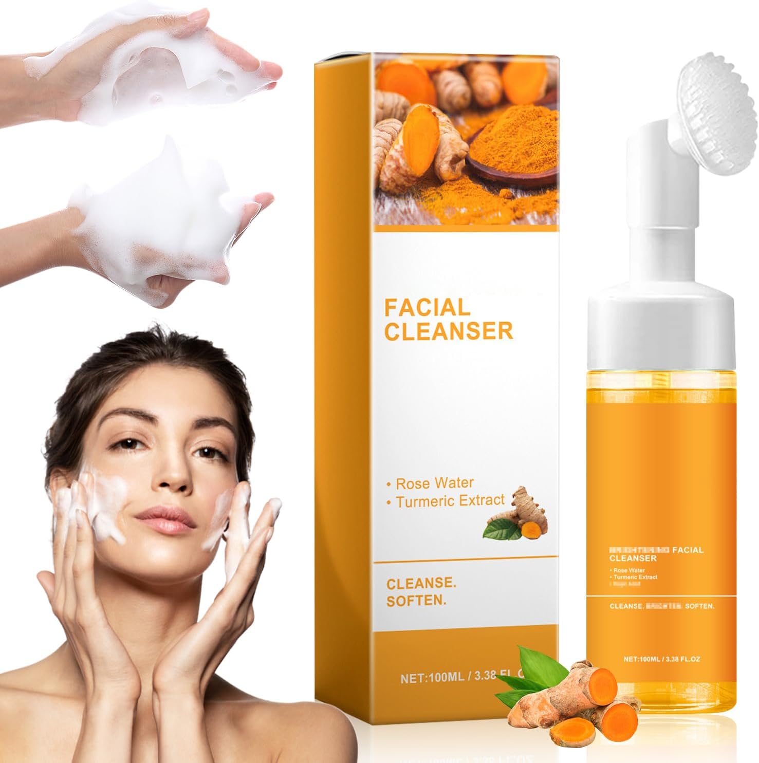 usemy Turmeric Facial Cleanser, Turmeric Facial Wash