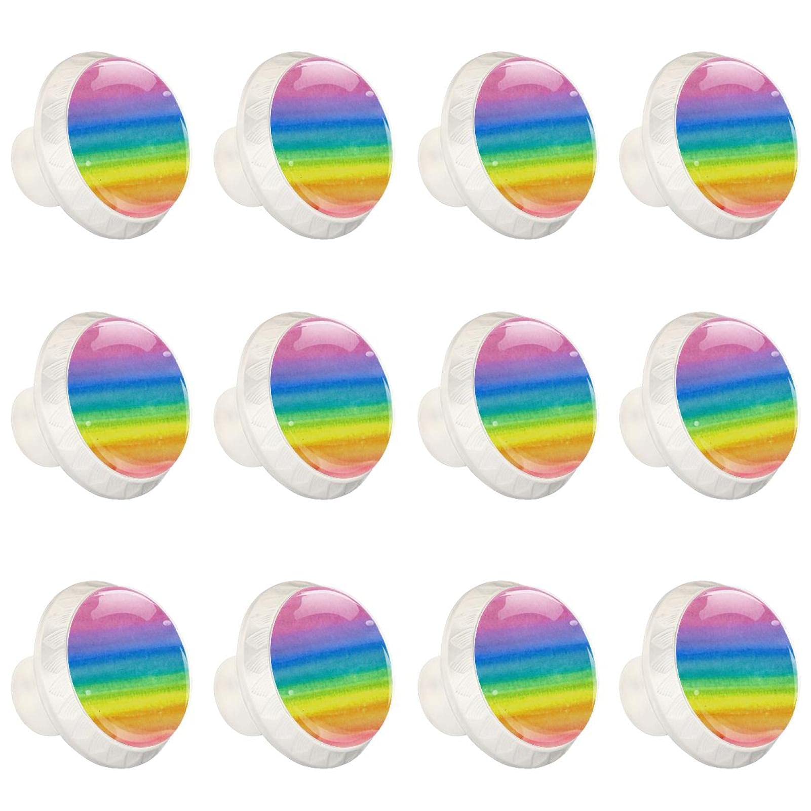 Boutons d'armoires de cuisine arc-en-ciel pour illuminer votre intérieur de joie