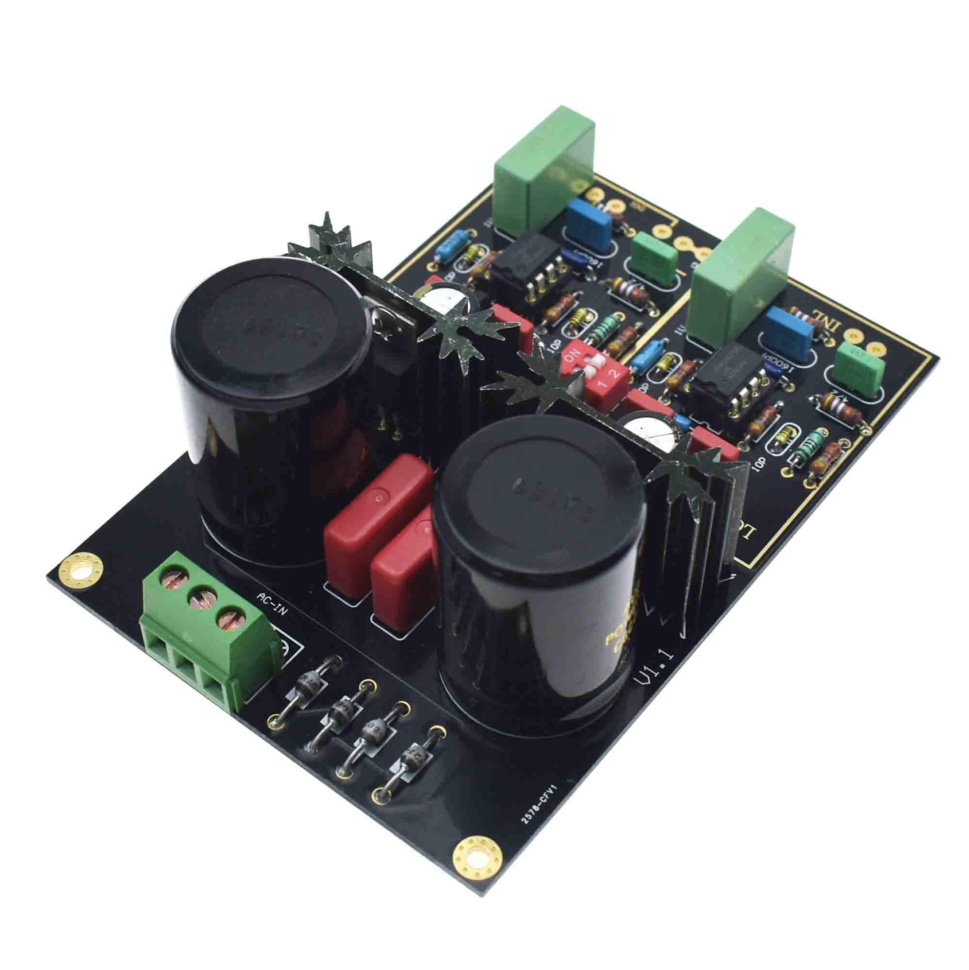 Reland Sun Hi-Fi Germany Dual Phono Plattenspieler Vorverstärker Moving Magnet MM/MCLP Vinyl Vorverstärker Board LME49720NA NE5532 DIY Kit (LME49720NA)