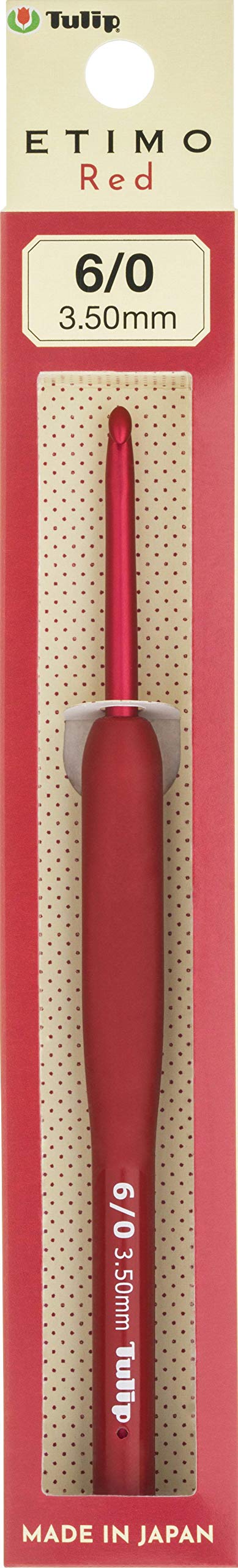 かぎ針 『ETIMO Red(エティモレッド) クッショングリップ付きかぎ針 6…