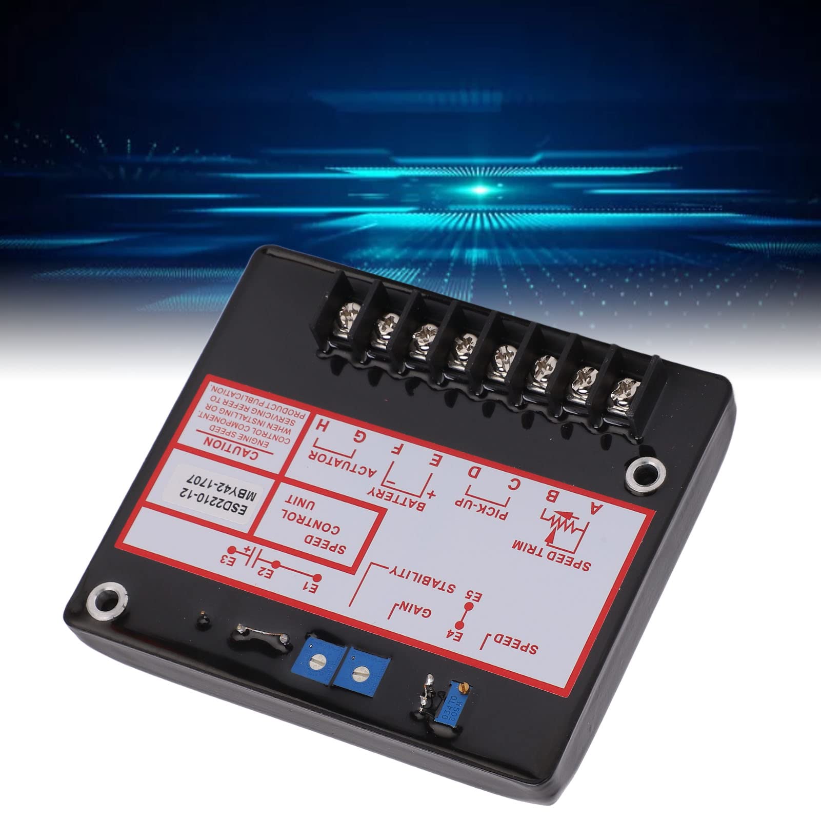 Sterownik Prędkości Generatora Wydajny Elektroniczny Regulator Zespołu Prądotwórczego Zapewniający szybką reakcję, DC 12–24 V do Użytku Domowego