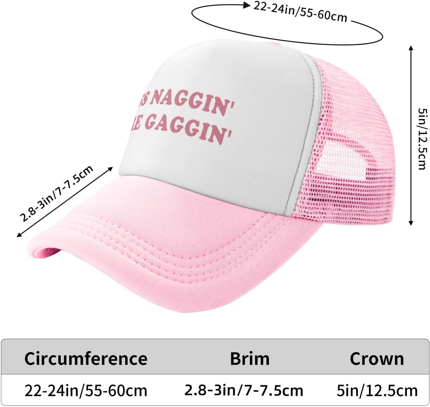 Funny Women Trucker Hats for Women Hot Pink Funny Gag Hats for Women Girls Men Hat - Image 6