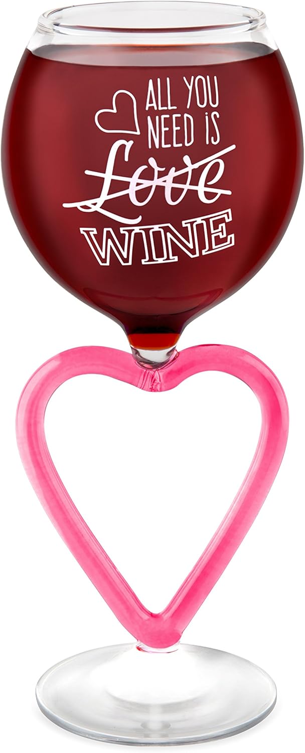 BigMouth Inc All You Need is Wine Glass Wine Glasses