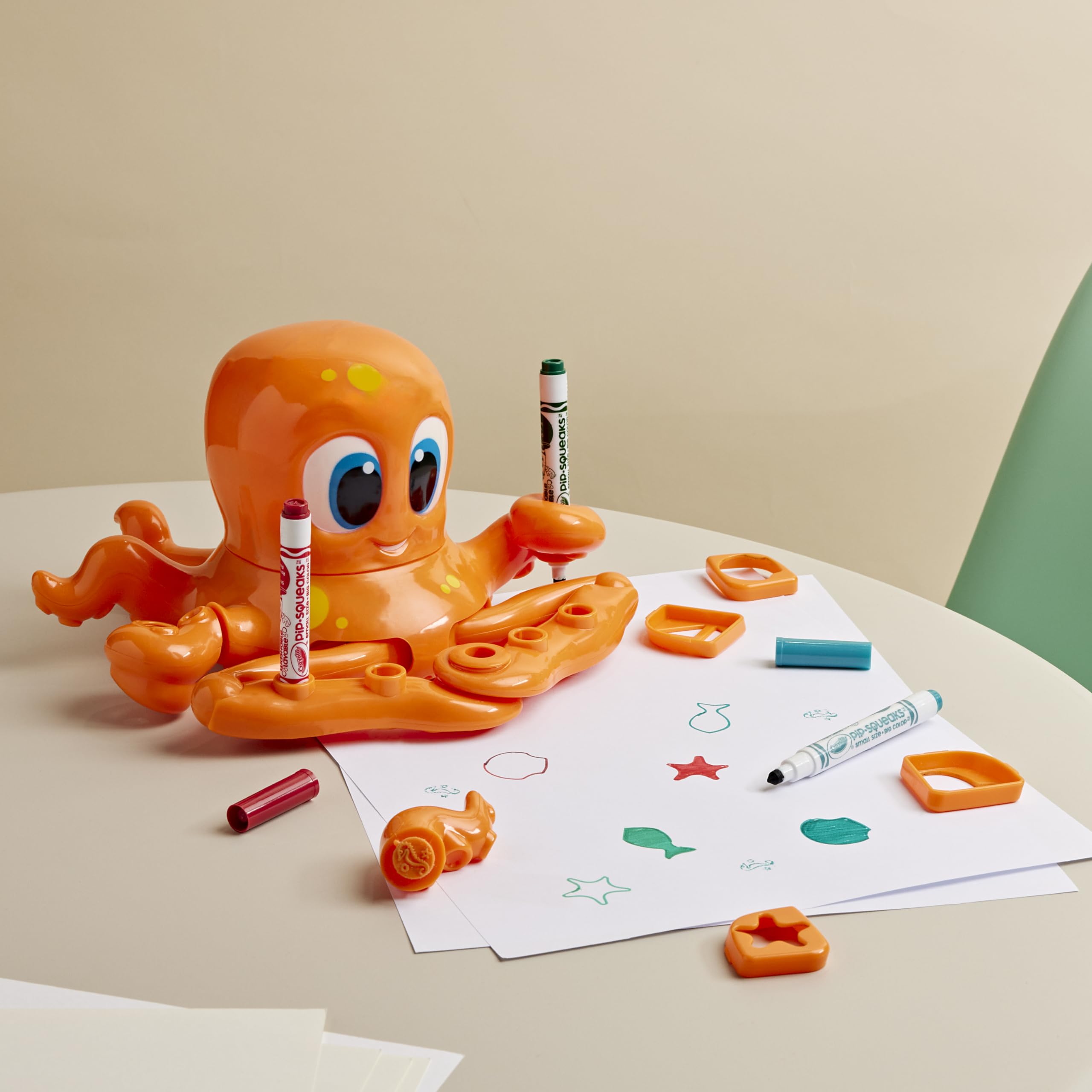 CRAYOLA - Oscar Petit Poulpe Crée tes Mandalas - Activité créative et idée Cadeau pour Enfants, 4,5,6,7 Ans - Multicolore - 920300