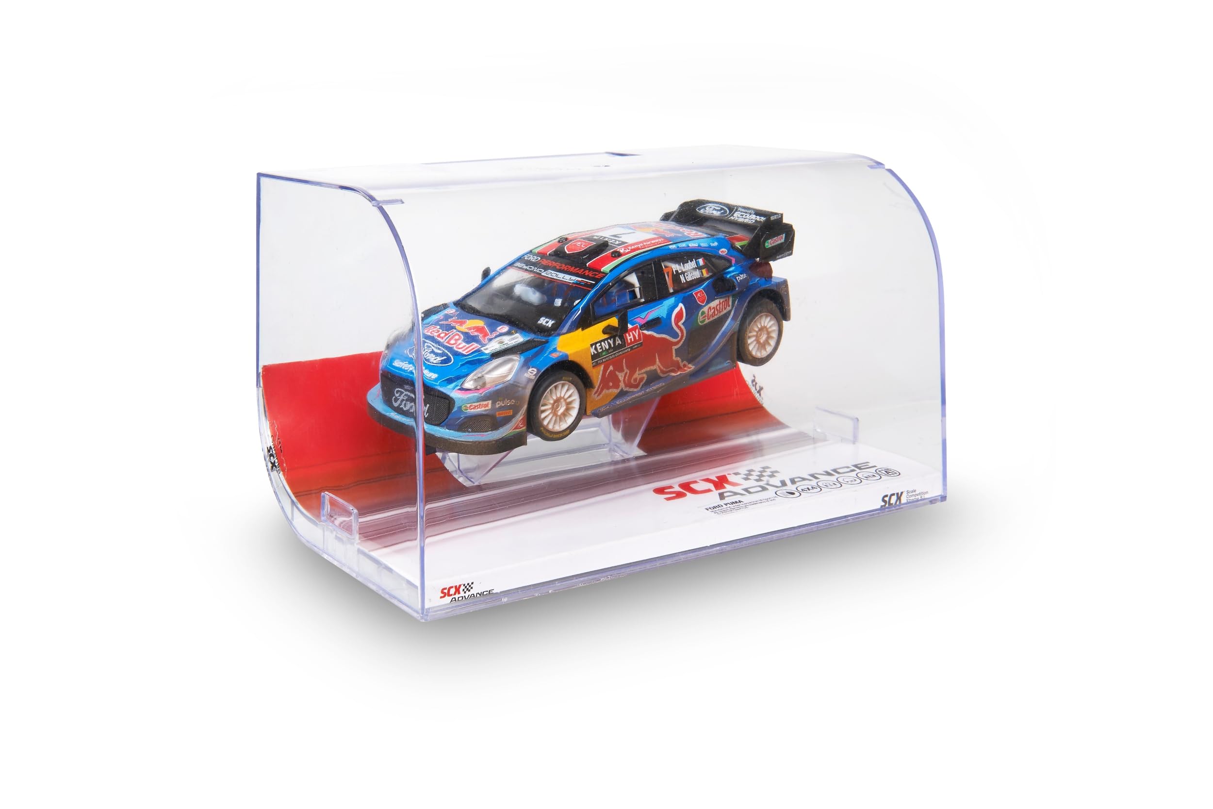 SCALEXTRIC - Coche de Carreras Advance - Coche Slot Escala 1:32 (Ford Puma WRC - Kenya Mud Effect)