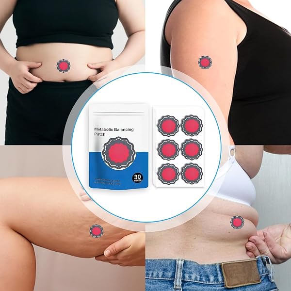 90 Stück Abnehmpflaster,Metabalancepatch,Kosmetisches Körperpflege Patch, Hautfreundliches Pflegepflaster komfortabel zur äußeren Anwendung Vorteilspack mit 60 Pflastern für Alle Körpertypen - 4