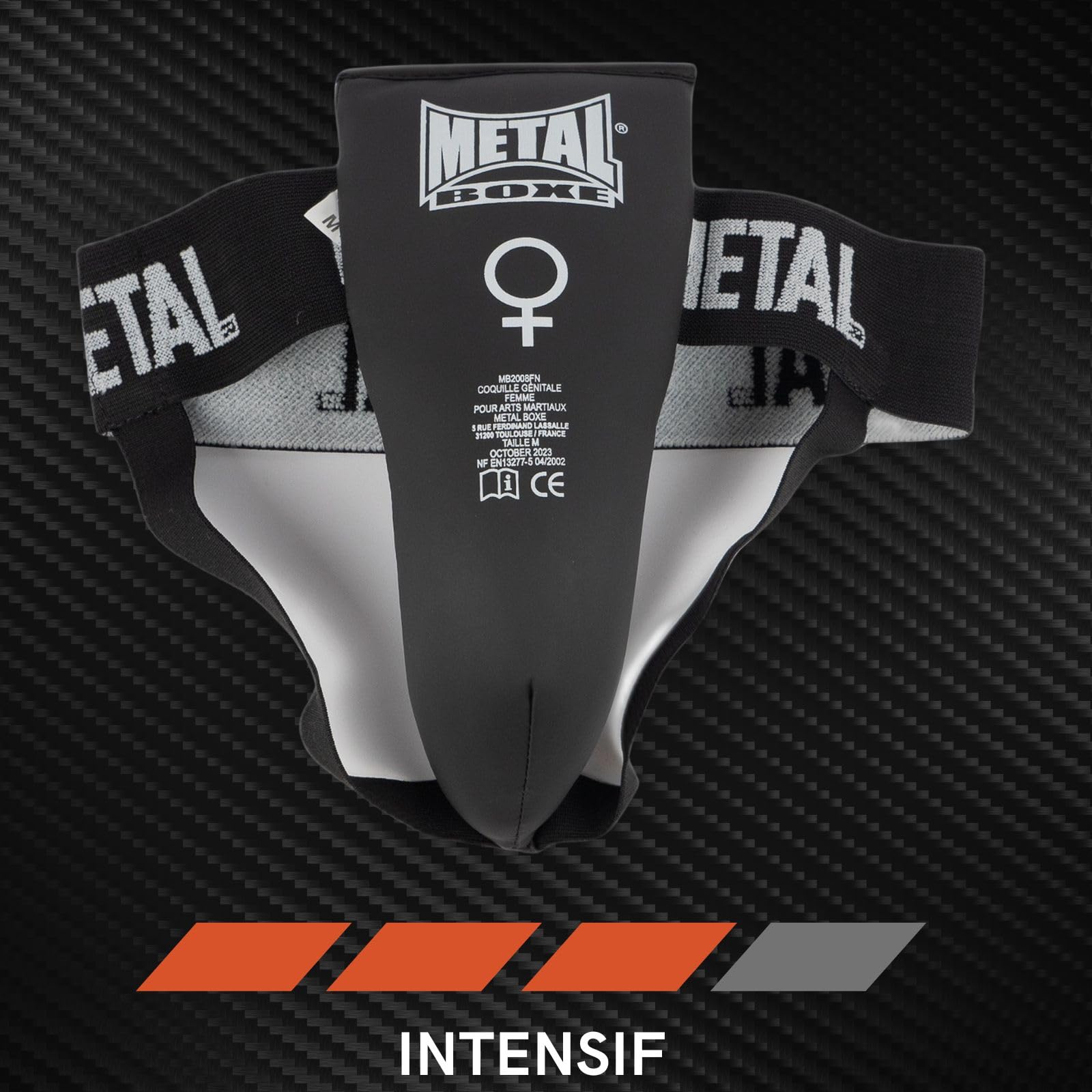 Metal Boxe Concha Mujer semiprofesional Negra