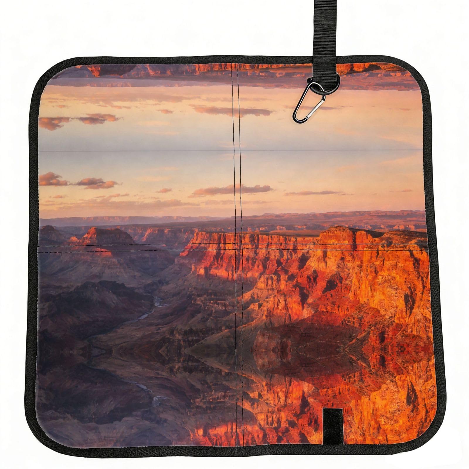 DUYIOKH Canyon at Sunset Print Foldable Portable Seat Cushion for World Cup Games, Camping and Outdoor Activities