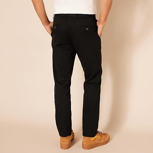 Miniatura 3 de Tienda Essentials Mens Slim-Fit Wrinkle-Resistant Flat-Front Chino Pant