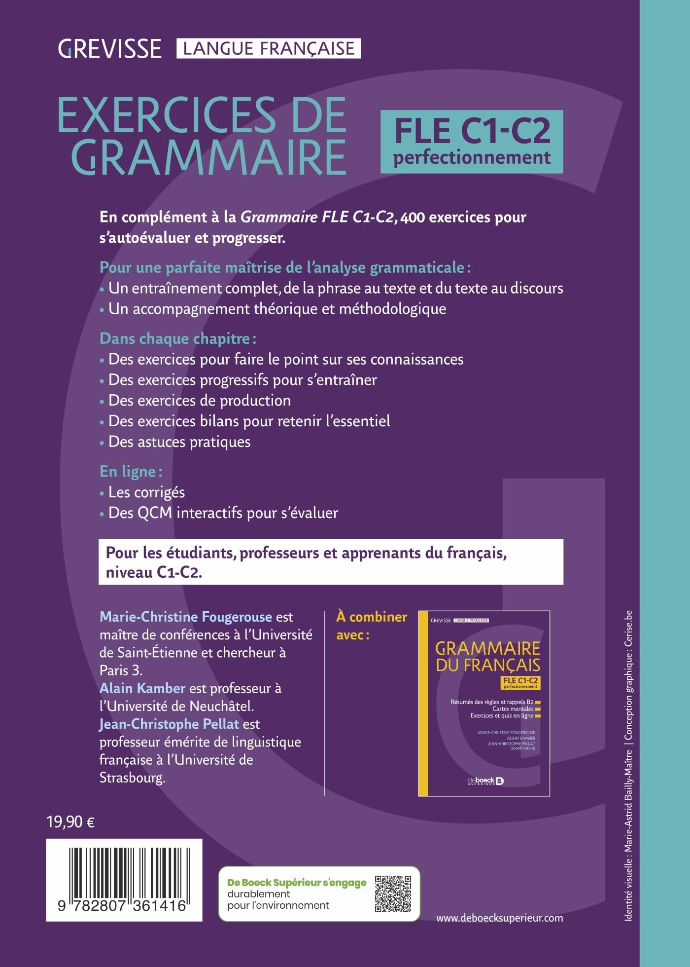 Grammaire du français FLE C1-C2: Perfectionnement