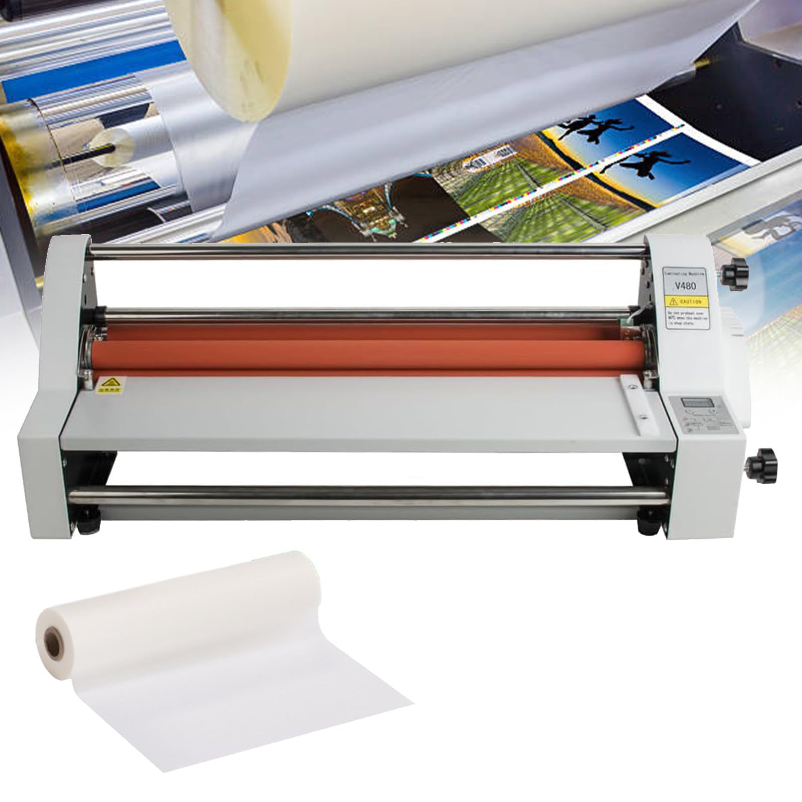 Laminator 13,7 Zoll Laminiergerät mit schnellerem Vorheizen, persönliches Laminiergerät mit Fast Warm-Technologie für Lehrer, Büro, inkl. 1 Rollenfolie