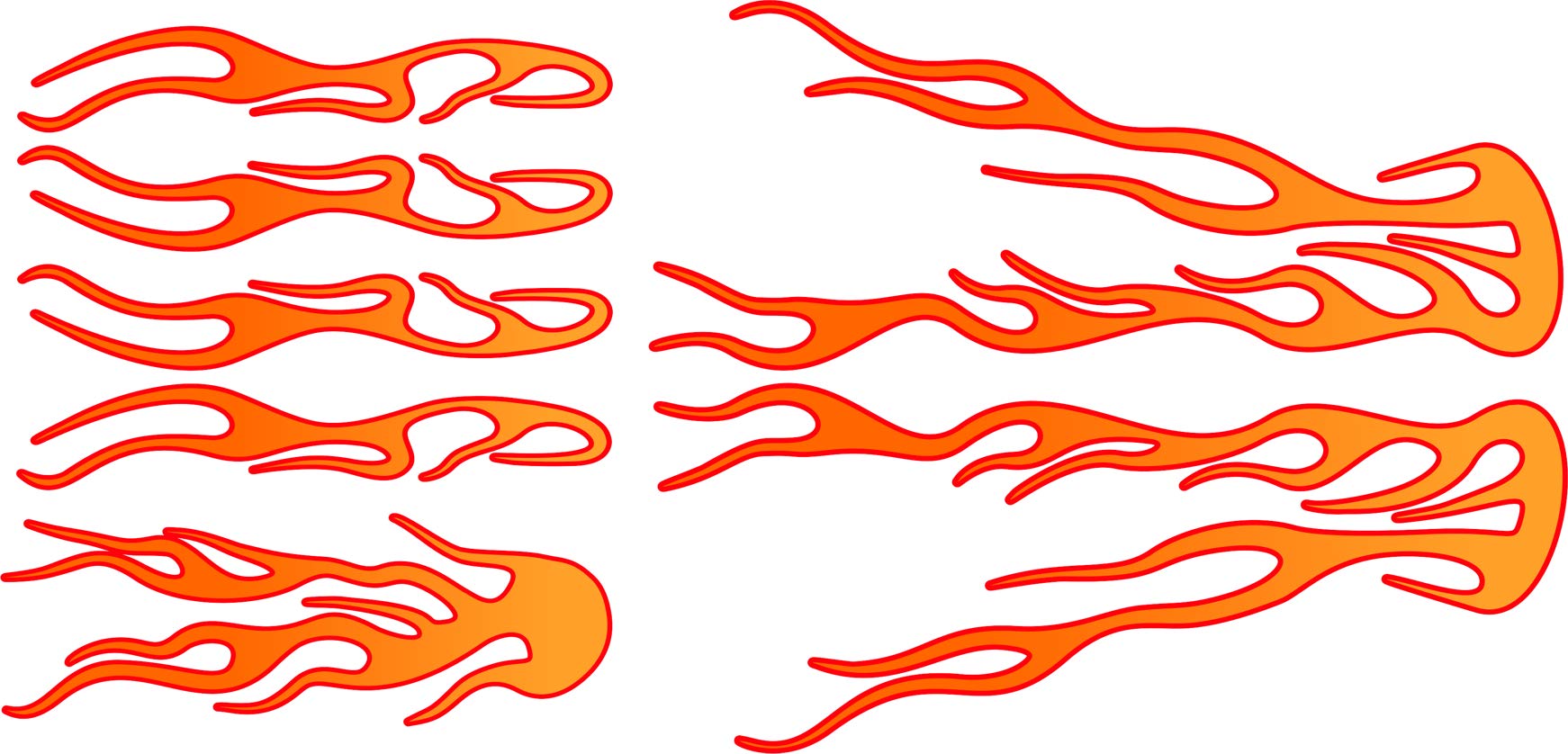 Amazon.com: Old School fire no.7 - Pick from 6 Color Choices - 7 