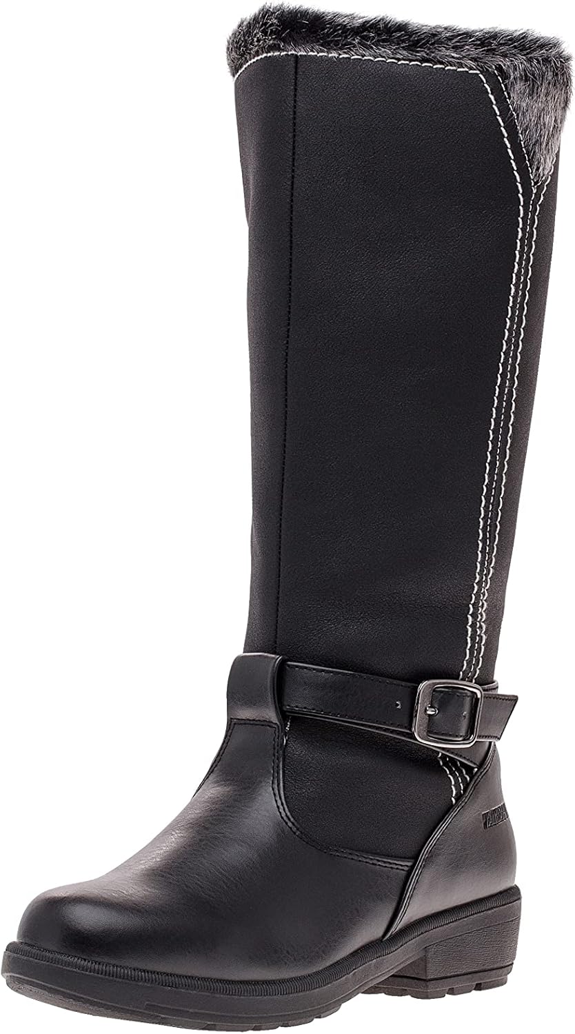  | Weatherproof Women's Cold Weather Boots Side Zipper Debby Tall Winter Available Both in Medium and Wide | Snow Boots