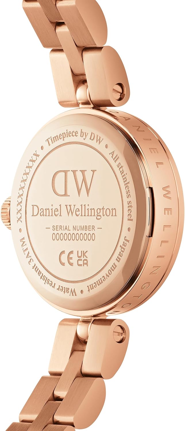 Daniel Wellington Elan Watch 22x28.5 316L Stainless Steel with Pvd Plated Rose Gold Rose Gold