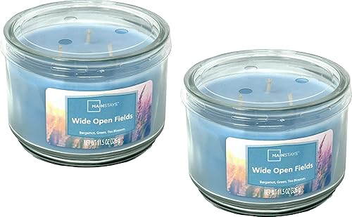 Miniatura 6 de Mainstays - Vela perfumada de 11.5 onzas, paquete de 2 unidades (cola de cereza negra)