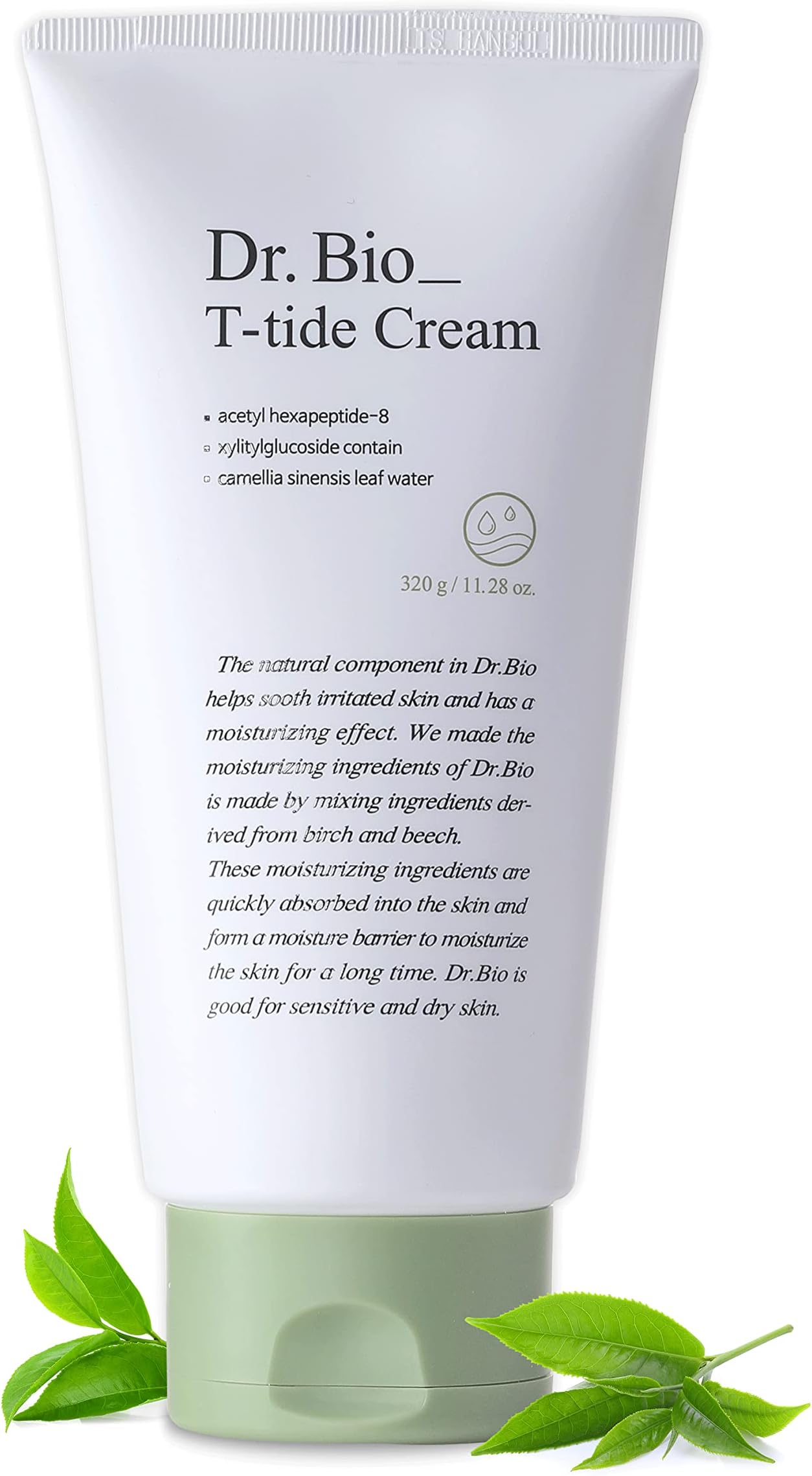 Dr.Bio T-tide Cream, Long-Lasting Hydration for 100 Hours, Relief from Dry, Itchy Skin with Shea Butter, Probiotics & Cica, Vegan & Organic, Fragrance-Free, Korean Skincare, hypoallergenic