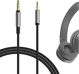 GEEKRIA Audio Cable Compatible with JBL Tune 770NC 760NC 750BTNC 700BT 710BT 660NC, Live 660NC 650BTNC, Tour One M2 Tour One Cable, 2.5mm Braided Nylon Replacement Stereo Cord (4 ft / 1.2 m)