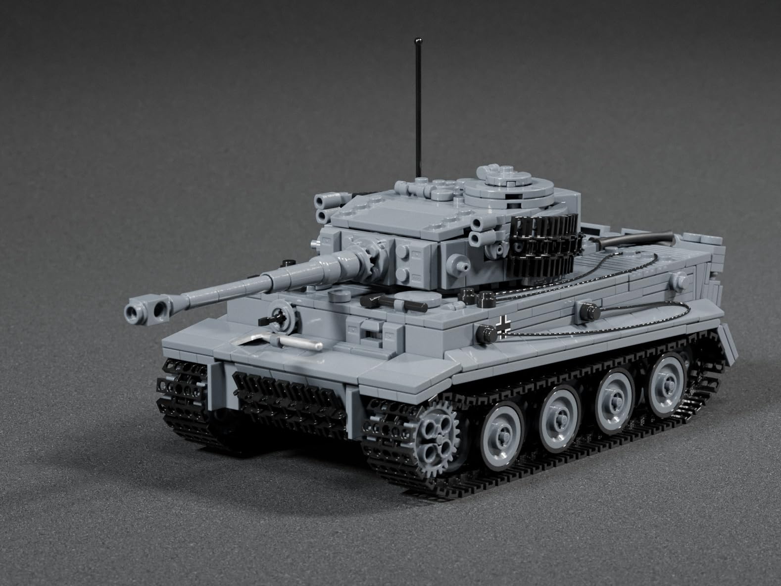 Buildarmy WW2 Germania Tiger 1 Tank 1:33 Costruzione Mattoni Kit