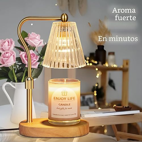 Miniatura 6 de Lámpara calefactora de velas seenlast con temporizador y atenuador de altura ajustable para dormitorio de nueva casa, regalos para el Día