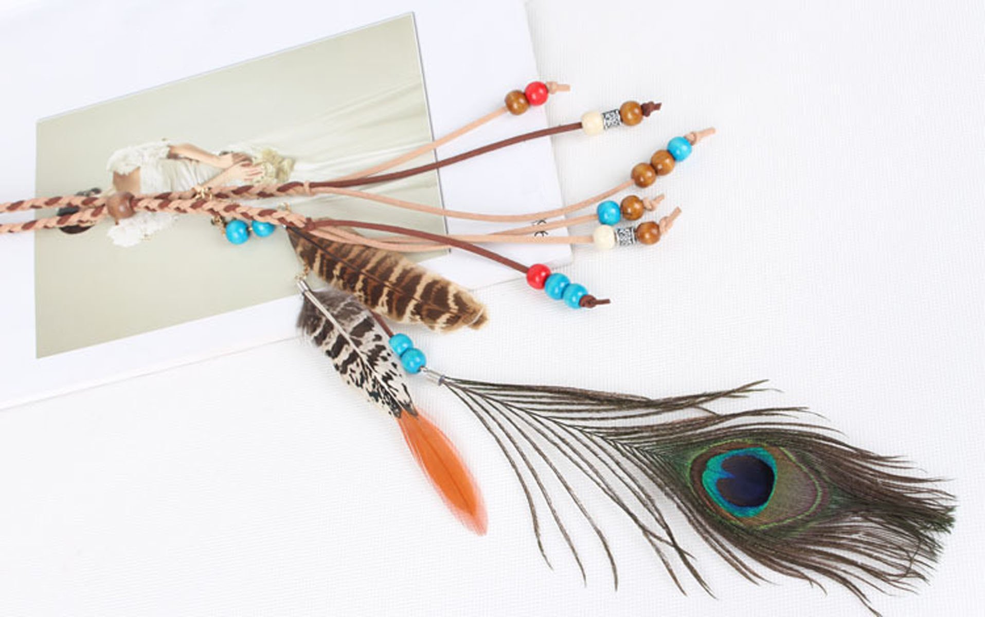 Amazon.com: Numblartd Indiana Ethnic Style Colorful Peacock 