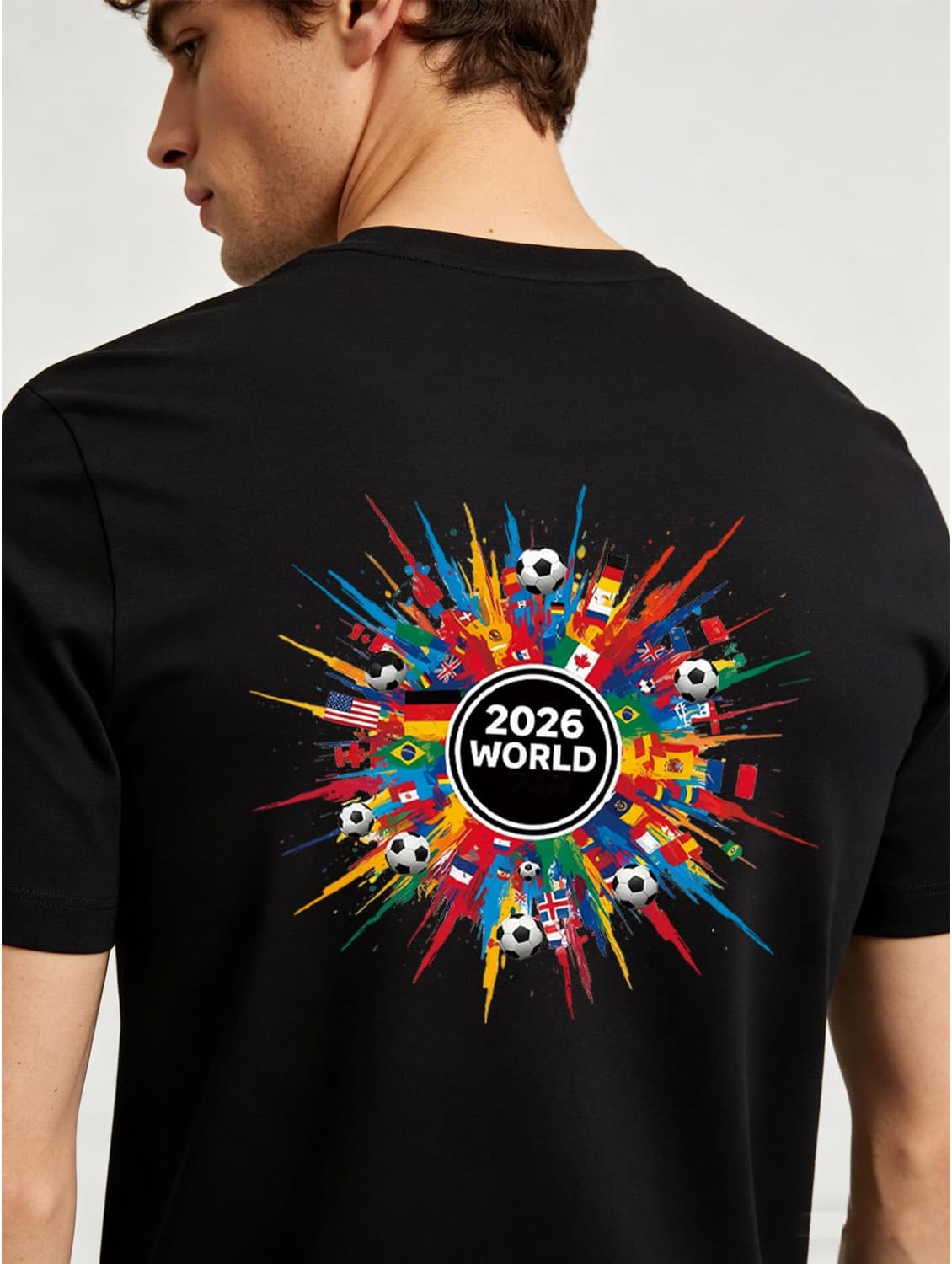 Soccer Cup Iron on Transfers for Tshirts 12 Sheets 2026 Soccer Iron on Patches Football DTF Ready to Press Vinyl Heat Transfer for T Shirt Jacket Pillow Covers DIY Decorations