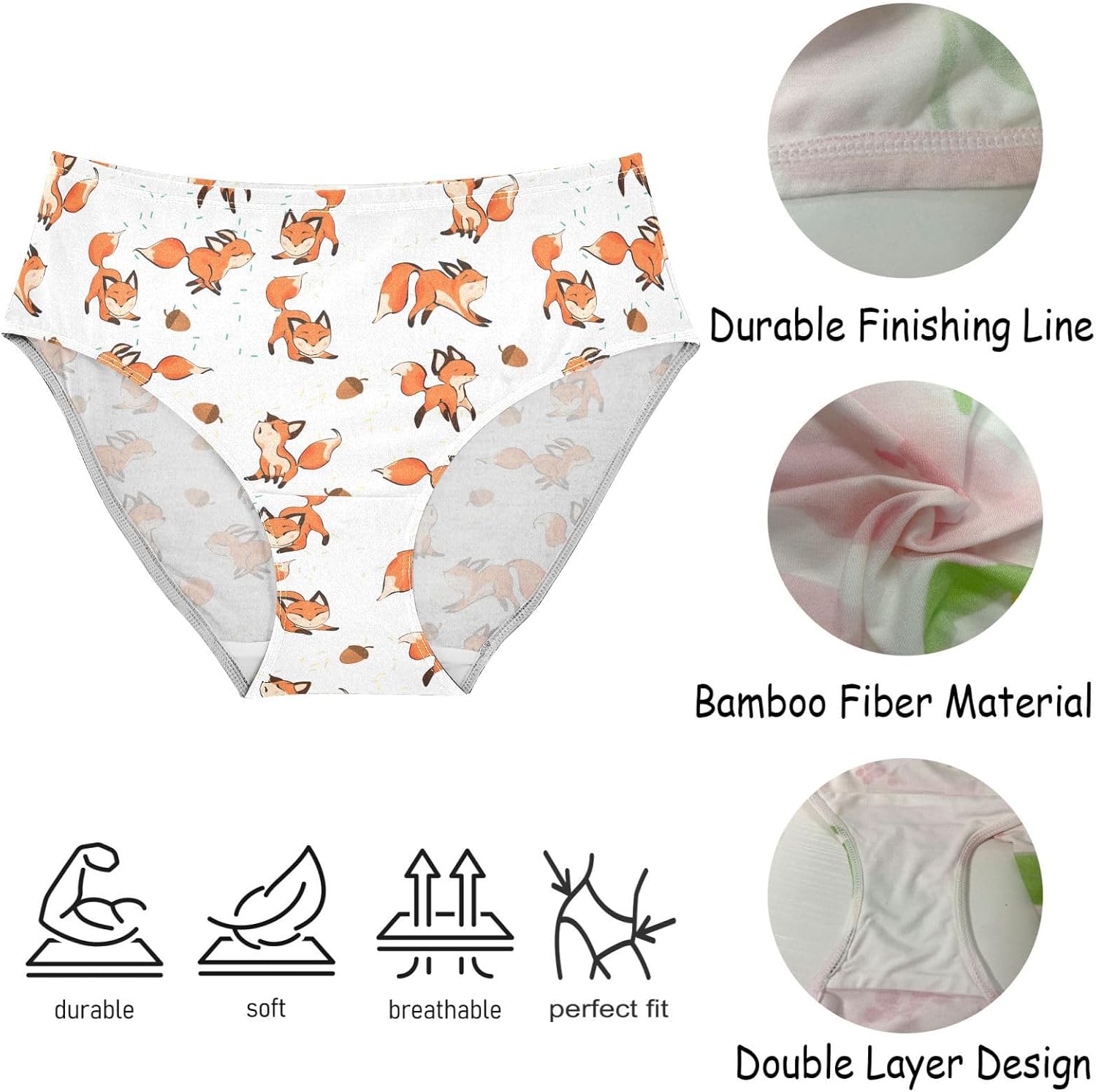 vvfelixl Shih Tzu Poses Panties for Women,Women Underwear Cheeky Panties for Women XS