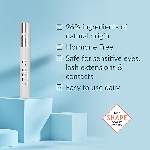 Miniatura 6 de Talika Lipocils Expert - Suero de crecimiento de pestañas definitivo de 0.3 fl oz, pestañas más largas, oscuras y audaces, fórmula profesional para