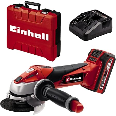 ONEVAN Smerigliatrice Angolare A Batteria 125 Mm, Brushless 20V, 8000 Giri/min, Doppia Batteria 4,0 Ah, Copertura Sgancio Rapido, Set Professionale
