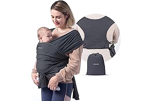Momcozy Baby Wrap Carrier: Ergonomic, Easy-Wear Slings for Hands-Free Bonding