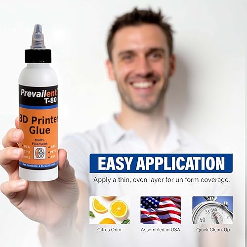 Miniatura 5 de Adhesivo para cama de impresora 3D para PLA, PETG, ABS, TPU y más, pegamento para cama para múltiples placas de construcción, reduce el