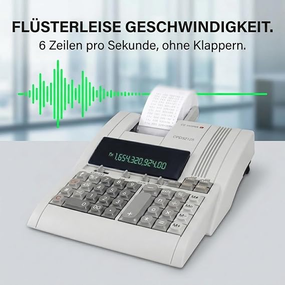 Olympia CPD 3212 T Desktop Printing Calculator Printing Functionality