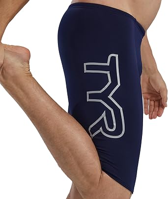 TYR Men's Durafast Elite Solid Jammer Swimsuit