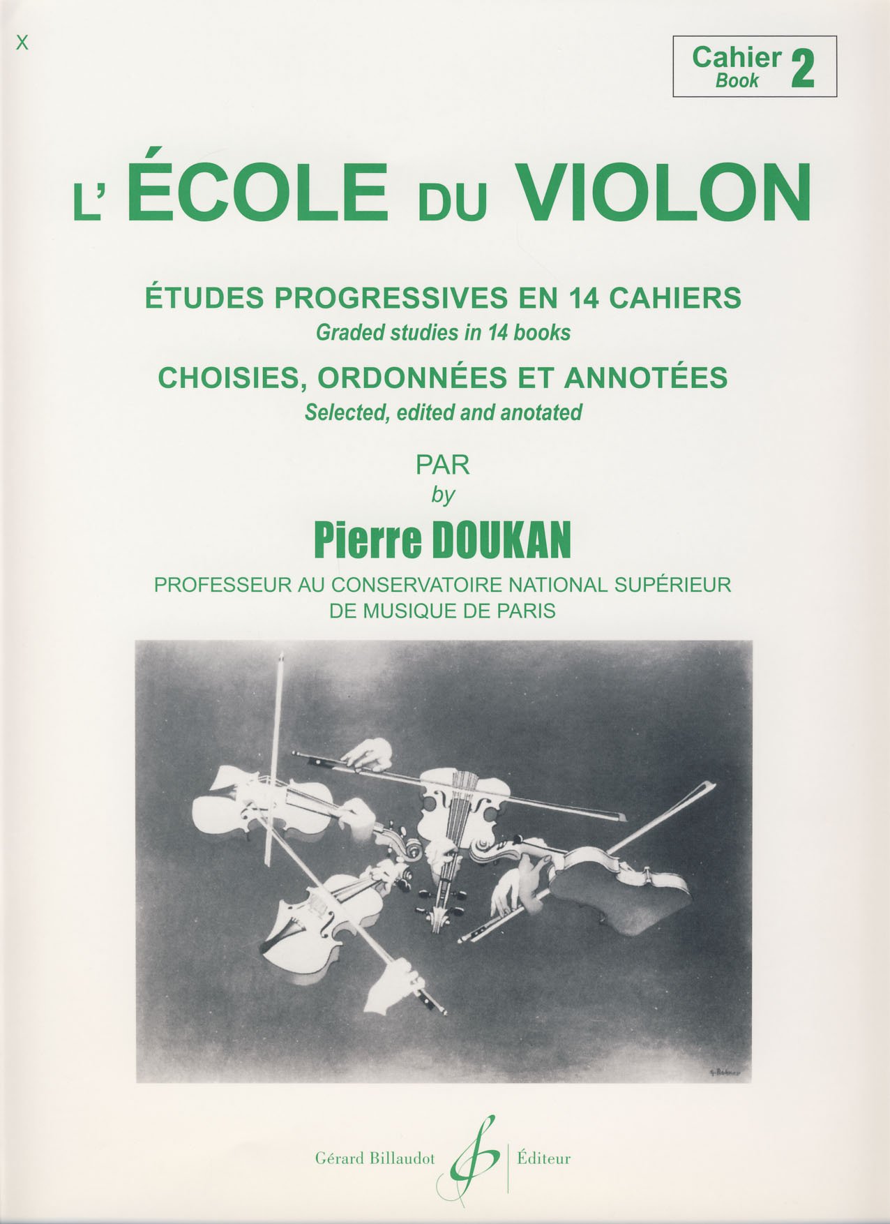BILLAUDOT DOUKAN PIERRE - ECOLE DU VIOLON VOL.2 Educational books Violin