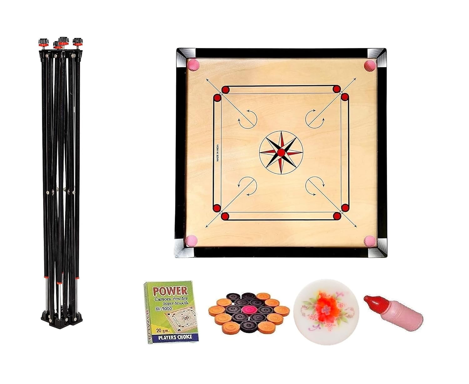 Buy SBJT Superior Matte Finish Practice Carrom Board for Serious