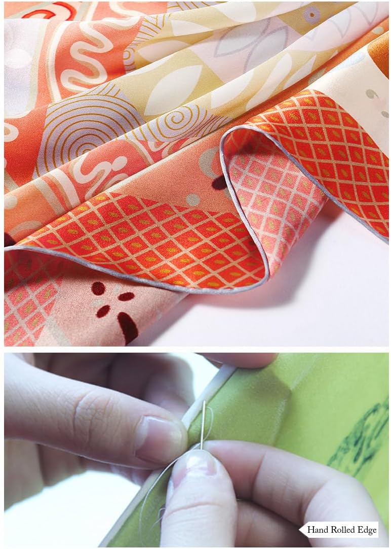 Grace Scarves 100% Silk Scarf, Large, Twill