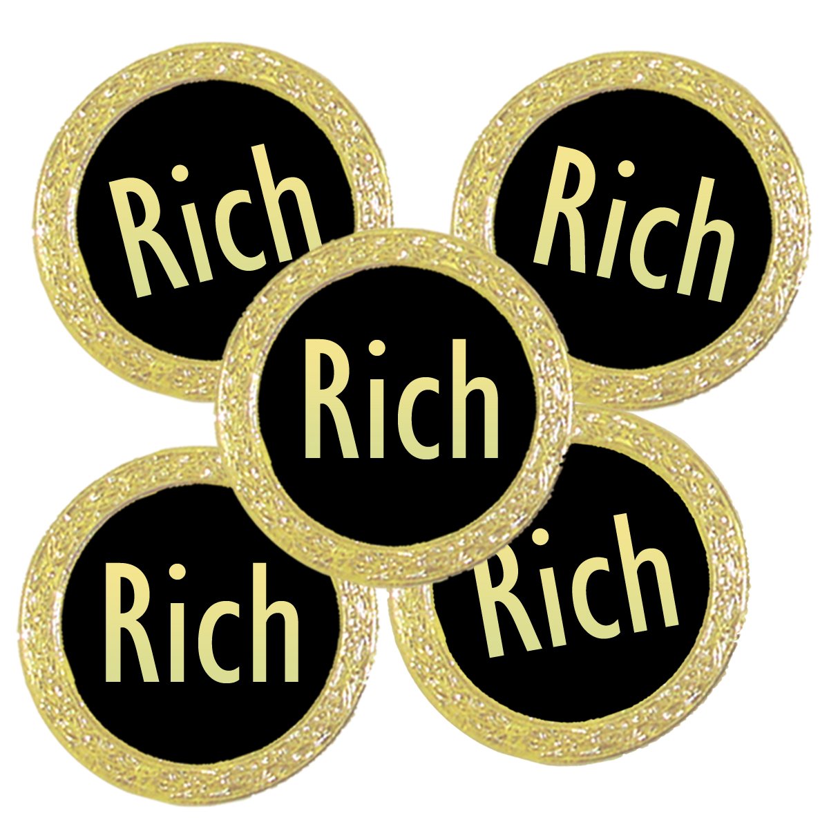 Best Impressions Personalised Golf Ball Markers (Rich)