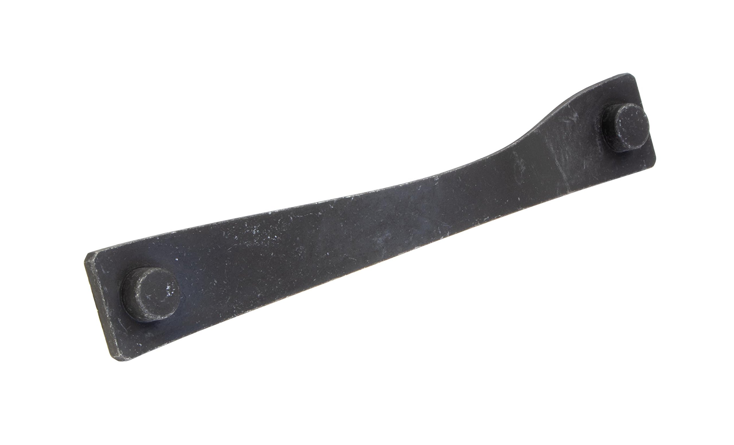 Design szuflada wyciągana vintage 160 mm uchwyt meblowy antyczny czarny matowy zakrzywiony uchwyt kuchnia - model H1830 żelazo z metalu na & skrzynie w tym materiały montażowe gedotec