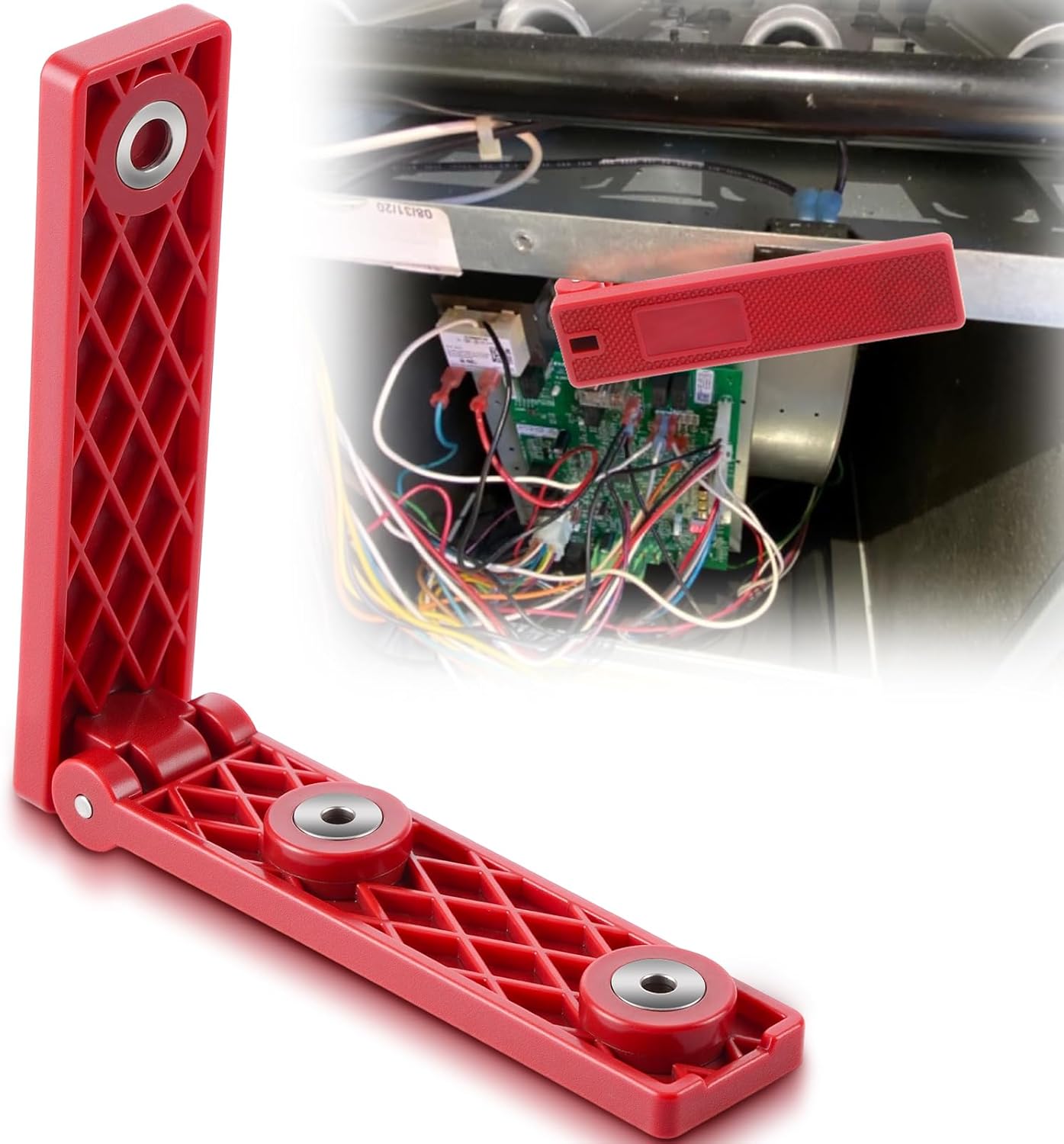 HVAC Furnace Switch Clip for HVAC Controls, Float Switch Heating Ventilation and Air Conditioning Tool, Furnace Door Interlock Switches Engager, Service Tools Accessory