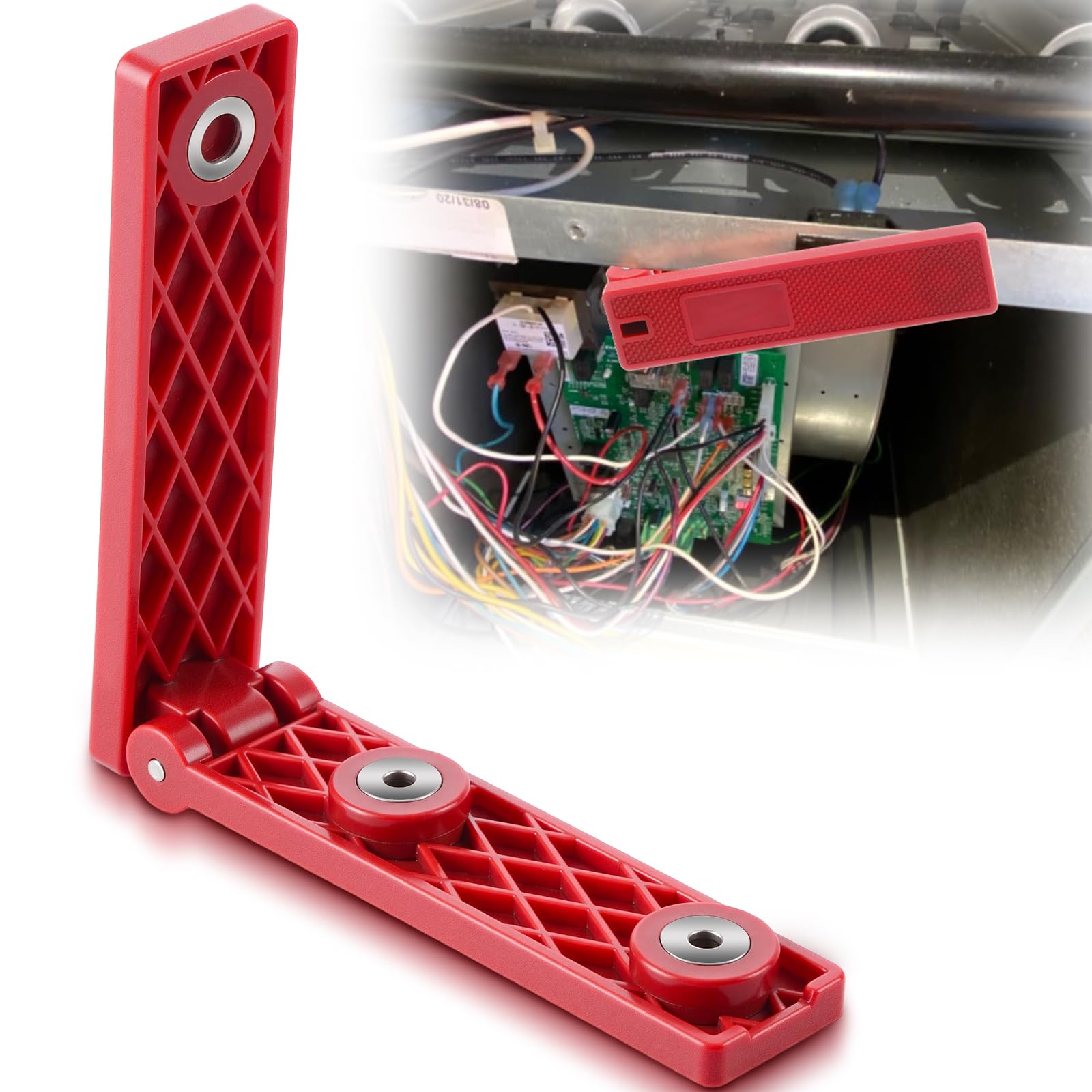 HVAC Furnace Switch Clip for HVAC Controls, Float Switch Heating Ventilation and Air Conditioning Tool, Furnace Door Interlock Switches Engager, Service Tools Accessory