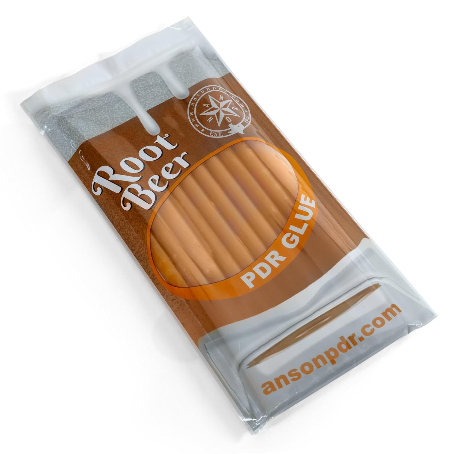 Tabweld Black plague Anson Root Beer PDR Glue Stick Pack - Paintless Dent Repair Glue Pack (Root Beer)