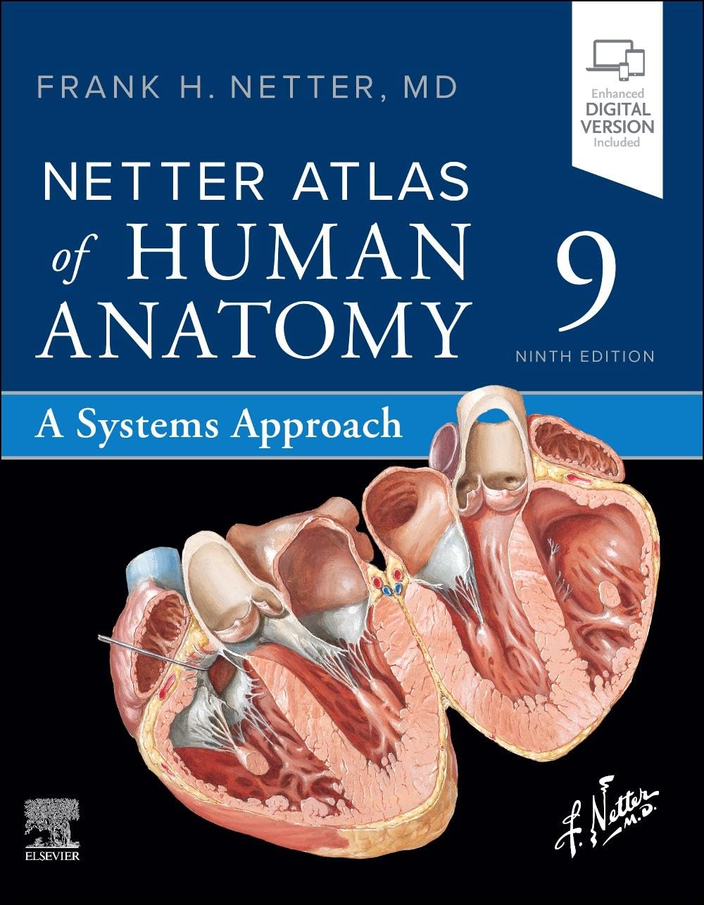 Netter Atlas of Human Anatomy: A Systems Approach (Netter Basic Science)      9th Edition