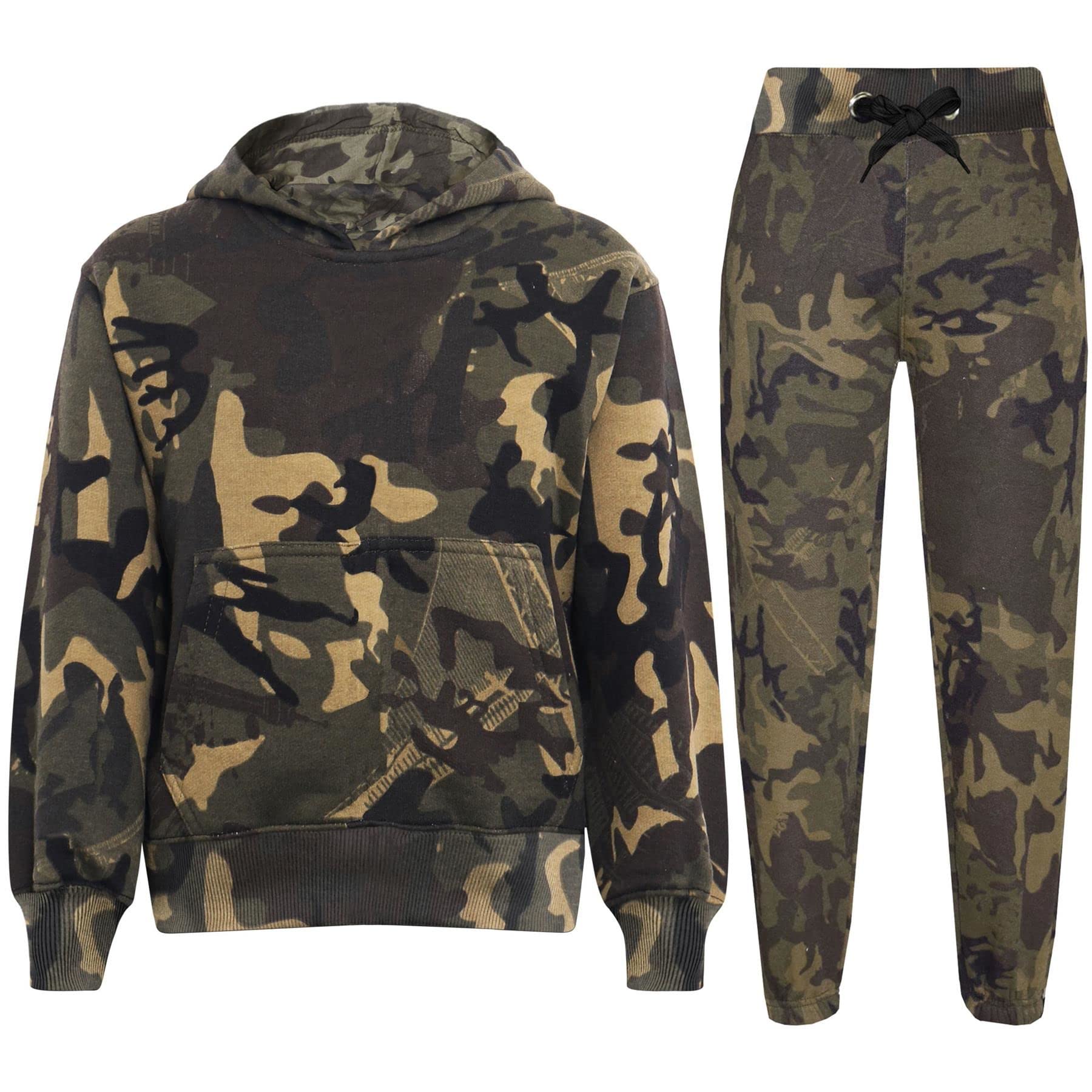 A2Z 4 Kids Unisex Hooded Tracksuit Jogging Suit Casual Activewear Set