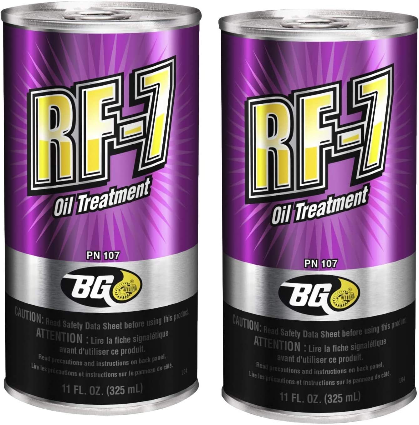 Smilyeez BG RF7 PN107 Engine Oil Treatment 11oz. Can - (2) Pack