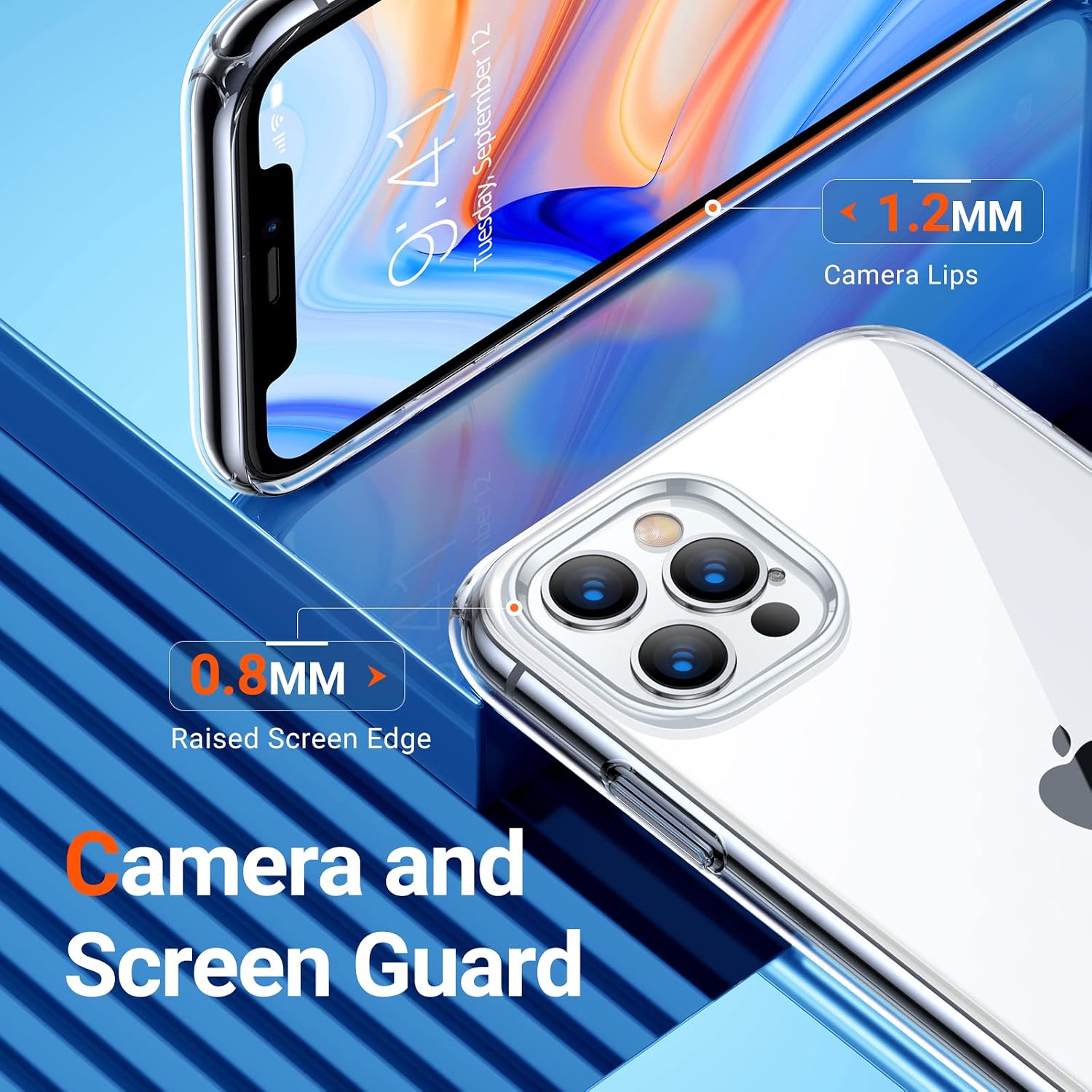 TORRAS Crystal Clear Compatible for iPhone 11 Pro Max Case, Ultra-Thin Slim Fit Soft Silicone TPU Cover Case Compatible for Phone Case iPhone 11 Pro Max 6.5 inch (2019), Clear