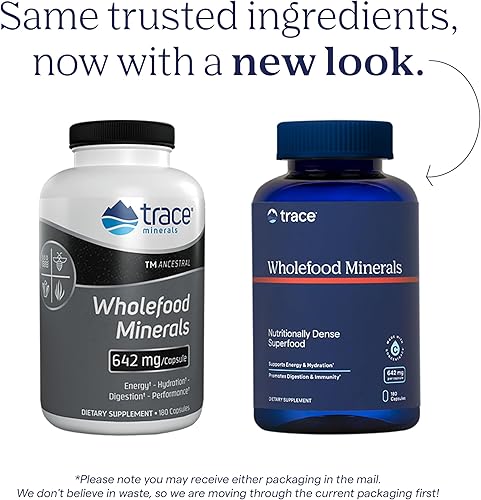 Miniatura 3 de Trace Minerals Wholefood Minerals - Suplemento de apoyo para la salud corporal y cerebral - Suplemento alimenticio para la salud con polen de abeja