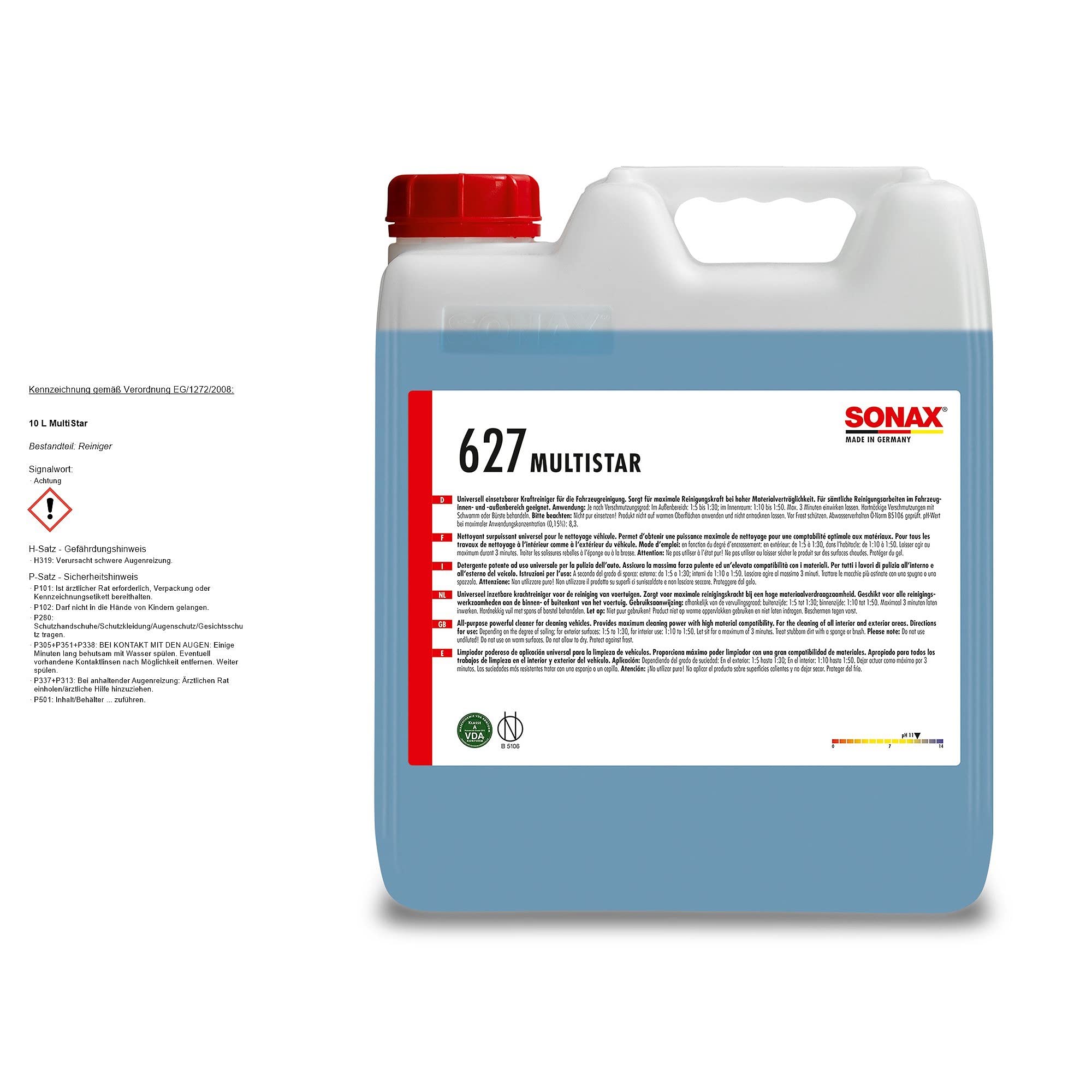 SONAX 06276000 SX Multistar 10 L
